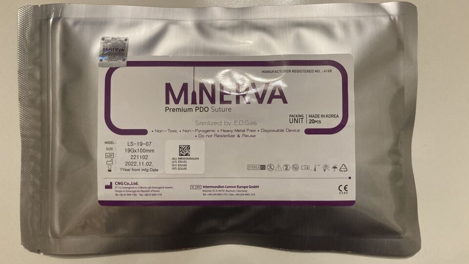 Minerva Pdo Spring 27g*60mm*126mm İp Askı Cilt Gençleştirme ve Germe 20 li Paket